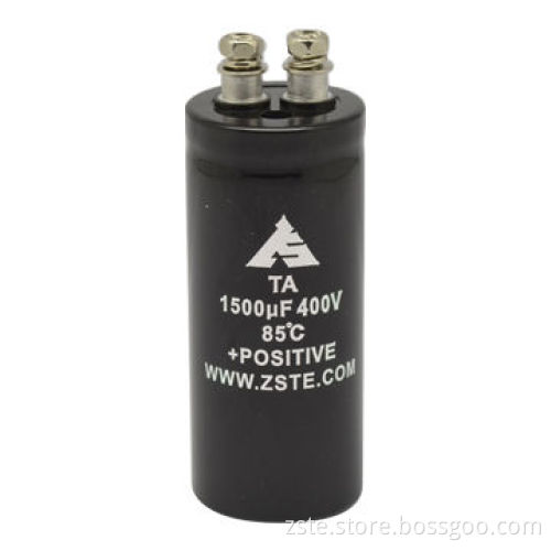 Screw Type Aluminum Electrolytic Capacitor, E-cap SR Series, 450V, 1,500uf